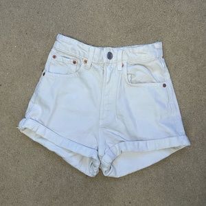 Zara mom jean shorts